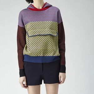 KENZO Contrast Geometric Hoodie